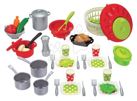 Accesorii și vase de bucătărie de jucărie - Set de vase 100% Chef Écoiffier