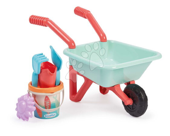 Tačke za pijesak - Set kolica s kanticom Garnished Wheelbarrow Écoiffier_1