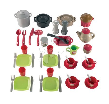 Accesorii și vase de bucătărie de jucărie - Set de veselă Pro Cook Écoiffier_1