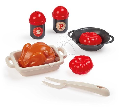 Küchenzubehör und Geschirr für Kinderküchen - Lebensmittel mit Geschirr für die Küche 100% Chef Écoiffier - 6