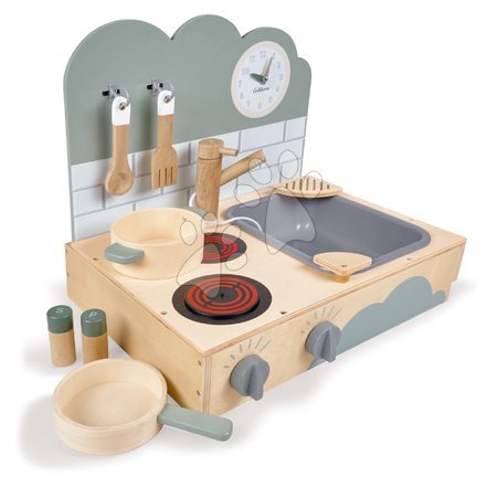 Dřevěné hračky - Dřevěná kuchyňka Small Table Kitchen Eichhorn