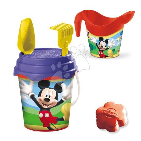 Găleți pentru nisip - Set găleată Mickey Mouse cu stropitoare Mondo - 1