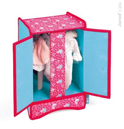 Postýlky a kolébky pro panenky - Skříň pro panenku do 36 cm Birdy Paradise Janod - 1