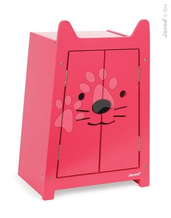 Domečky pro panenky - Dřevěná skříňka pro panenku Babycat Janod - 1