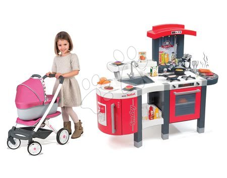 Kuchyňky pro děti sety - Set kuchyňka Tefal SuperChef Smoby - 36