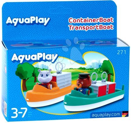 Vodné dráhy - Kontajnerová a nákladná loď AquaPlay _1