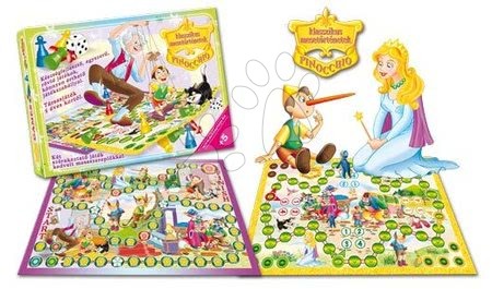 Puzzle și jocuri de societate - Joc de societate clasic Pinocchio Dohány