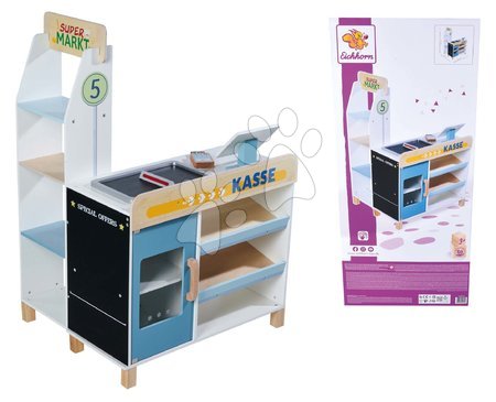 Fa játék szupermarket - Fa bolt Supermarket Super Markt Eichhorn - 2