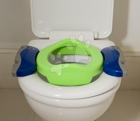 Kahlice i nastavci za WC - 0003 POTETTE PLUS® 2v1 - cestovný nočník / redukcia na WC zeleno-modrá - 7