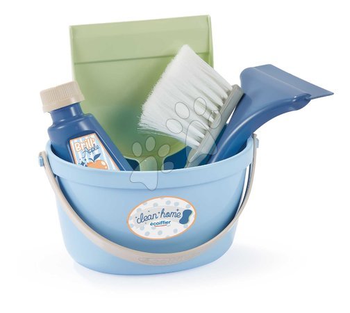 Reinigungswagen für Kinder - Upratovacia súprava vo vedre Clean Home Écoiffier