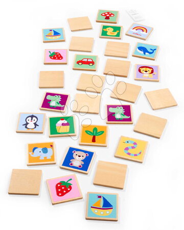 Domine in tombola - Leseno pexeso Živali in predmeti Remember Me Eichhorn_1