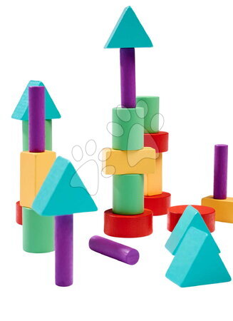 Lesene kocke  - Lesene zložljive kocke Staple Game Eichhorn