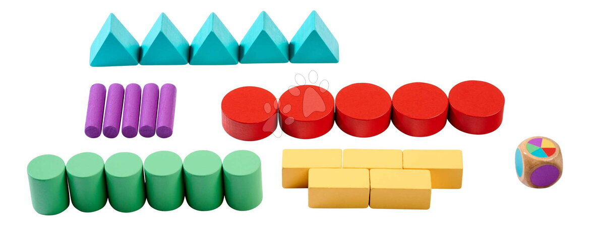 Lesene kocke  - Lesene zložljive kocke Staple Game Eichhorn_1