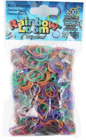 Kreatívne a didaktické hračky - Rainbow Loom originálne gumičky 