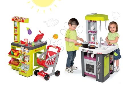 Kuchyňky pro děti sety - Set kuchyňka Tefal Studio Barbecue Smoby - 28