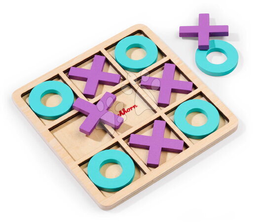 Puzzle a spoločenské hry | Strana 30 - Drevená hra Piškvorky Tic Tac Toe Game Eichhorn