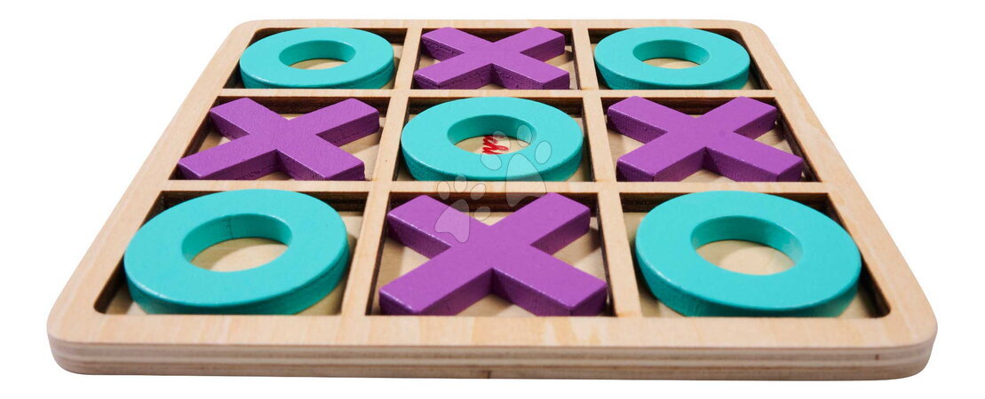 Puzzle a spoločenské hry | Strana 30 - Drevená hra Piškvorky Tic Tac Toe Game Eichhorn_1