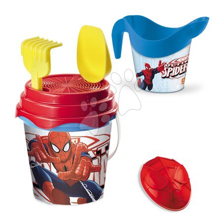 Kbelíky do písku - Batoh s kbelík setem Spiderman Mondo - 4