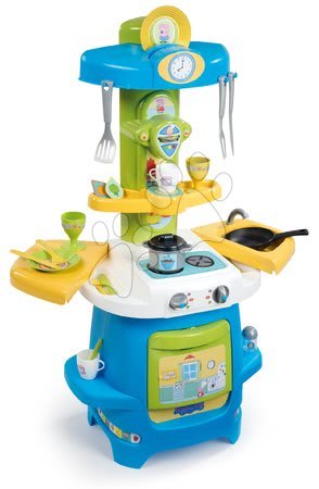 Egyszerű játékkonyhák - Konyha kinyitható szárnyakkal és kávéfőzővel Peppa Pig Smoby - 1