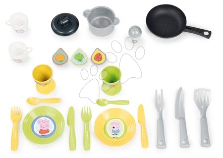 Egyszerű játékkonyhák - Konyha kinyitható szárnyakkal és kávéfőzővel Peppa Pig Smoby - 4