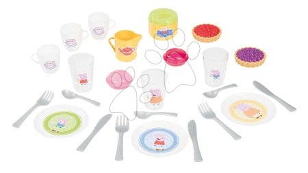 Nádobí a doplňky do kuchyňky - Peppa Pig piknikový košík Smoby - 2