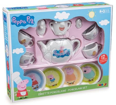 Accesorii și vase de bucătărie de jucărie - Set de ceai Peppa Pig Smoby_1