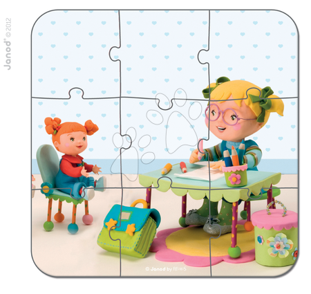 Dětské puzzle do 100 dílků - Puzzle Učitelka Lisa Janod - 2
