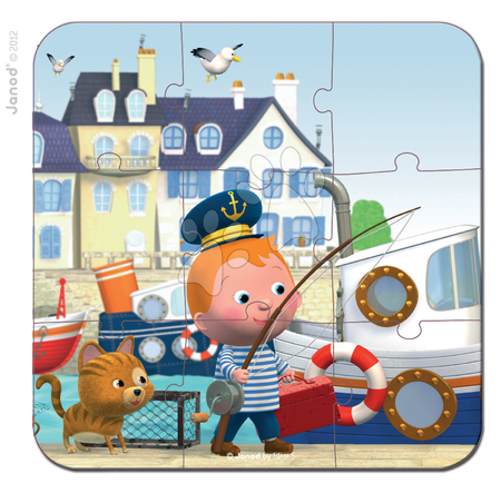 Dětské puzzle do 100 dílků - Puzzle Leova loď Janod - 4