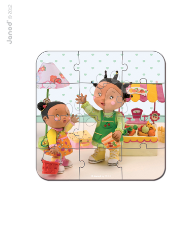 Dětské puzzle do 100 dílků - Puzzle Zoein obchod Janod - 4