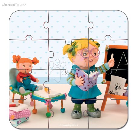 Dětské puzzle do 100 dílků - Puzzle Učitelka Lisa Janod - 3