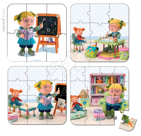 Dětské puzzle do 100 dílků - Puzzle Učitelka Lisa Janod - 1