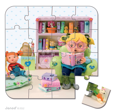 Dětské puzzle do 100 dílků - Puzzle Učitelka Lisa Janod - 4