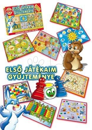 Puzzle a společenské hry - Sada Moje první pohádkové společenské hry Dohány_1