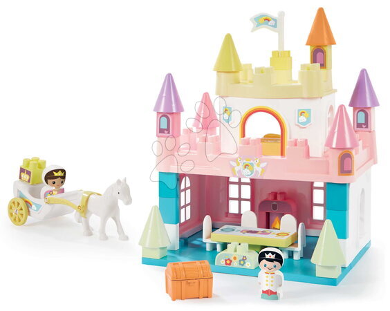 Kit de construção e blocos - Stavebnica Castelo Arco-Íris Rainbow Castel Abrick Écoiffier_1