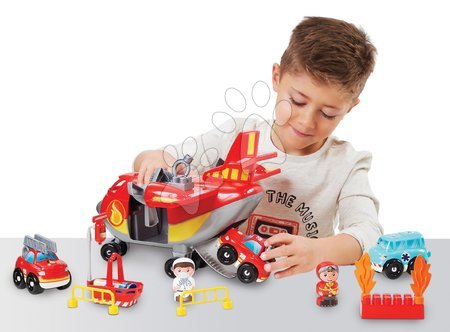 Gioco di costruzioni per bambini  Abrick - Costruzioni pompieri con aereo cargo Abrick Fireman Cargo Plane Écoiffier - 1