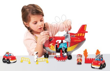Gioco di costruzioni per bambini  Abrick - Costruzioni pompieri con aereo cargo Abrick Fireman Cargo Plane Écoiffier - 2