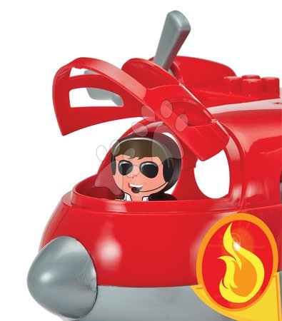 Gioco di costruzioni per bambini  Abrick - Costruzioni pompieri con aereo cargo Abrick Fireman Cargo Plane Écoiffier - 4