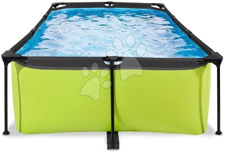 Obdélníkové bazény  - Bazén s filtrací Lime pool Exit Toys - 1