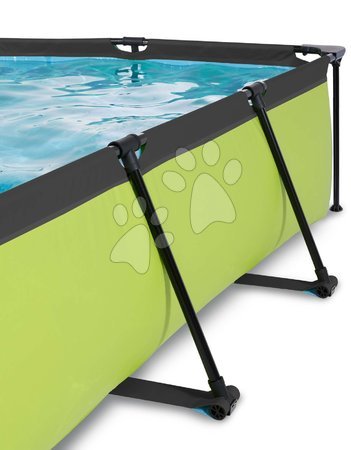 Obdélníkové bazény  - Bazén s filtrací Lime pool Exit Toys - 2