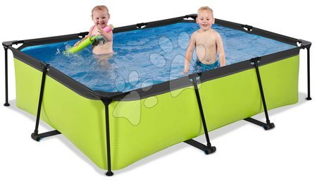 Obdélníkové bazény  - Bazén s filtrací Lime pool Exit Toys - 3