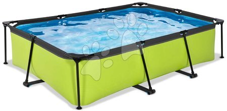 Obdélníkové bazény  - Bazén s filtrací Lime pool Exit Toys