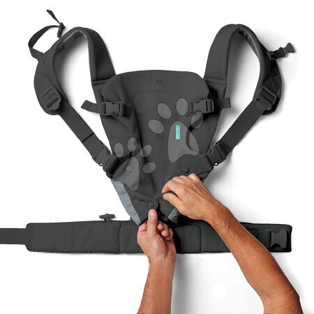 Dětské nosiče - Nosič pro dítě Flip 4v1 Light & Airy Convertible Carrier Dark Grey Infantino - 2