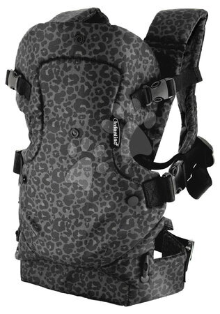 Cestování s miminkem - Nosič pro dítě Flip 4v1 Convertible Carrier Leopard Black Infantino