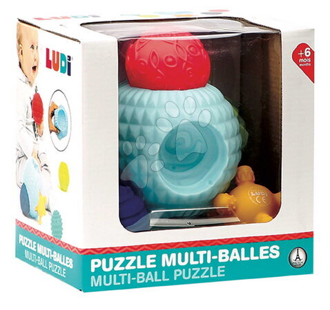 Vývoj motoriky - Senzorické puzzle kuličky Multi-ball Puzzle Ludi - 9