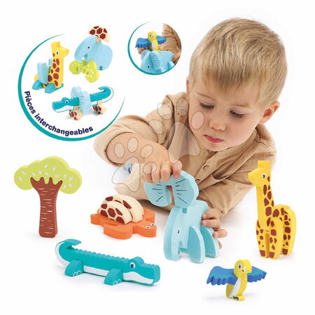 Pěnové puzzle - Pěnové puzzle 3D Zvířátka 3D Foam Puzzle Ludi - 5