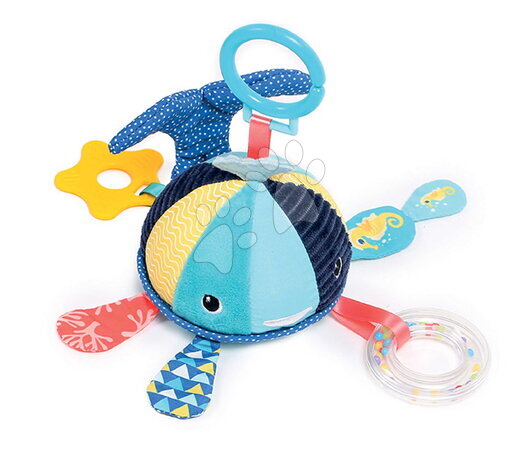 Leksaker ovanför spjälsängen - Hängande val med aktiviteter Whale Hanging Activity Ludi_1