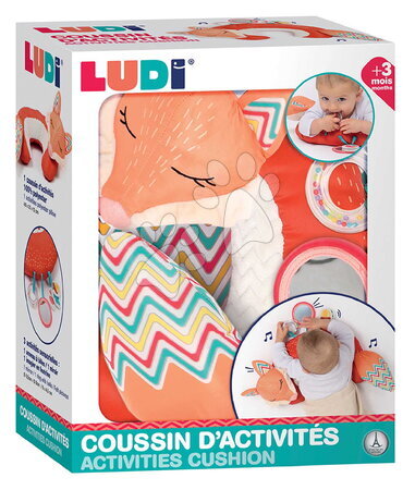 Dětské sedačky - Polštářek na hraní na bříšku Liška Activities Cushion Ludi - 6