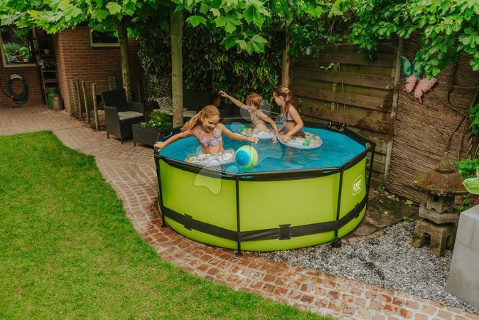 Kruhové bazény - Bazén s filtrací Lime pool Exit Toys - 4