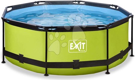 Bazény kruhové - Bazén s filtráciou Lime pool Exit Toys 
