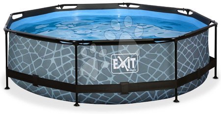 Bazény kruhové - Bazén s filtráciou Stone pool Exit Toys 